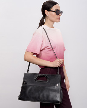 Max & Co Black leather Bookbag MCLBIGBOOKBAG3