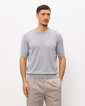 Brunello Cucinelli Grey melange T-shirt M29805200