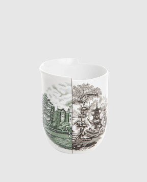 SELETTI White porcelain Fedora cup 09753
