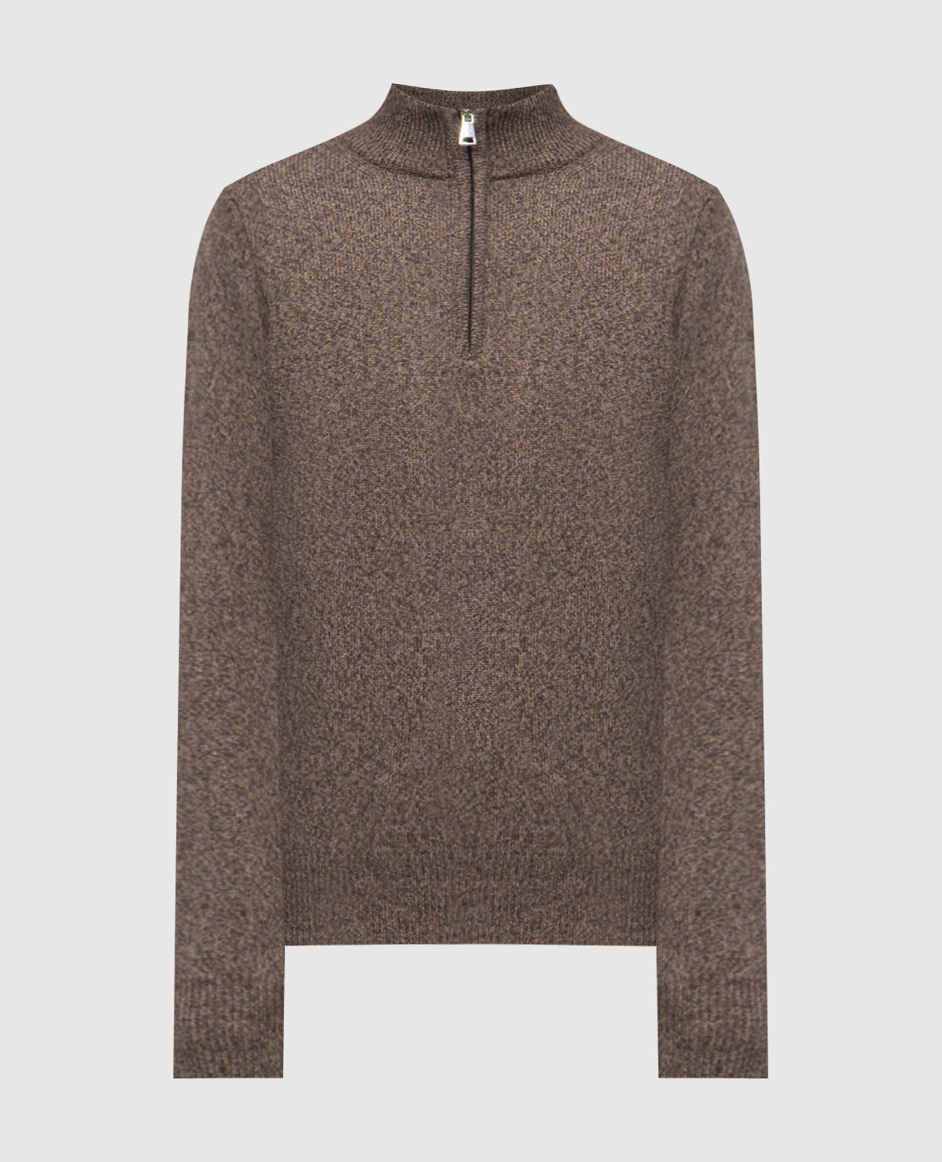 Brown merino wool sweater