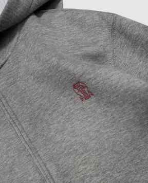 Brunello Cucinelli Children's gray sports jacket BM831E517C