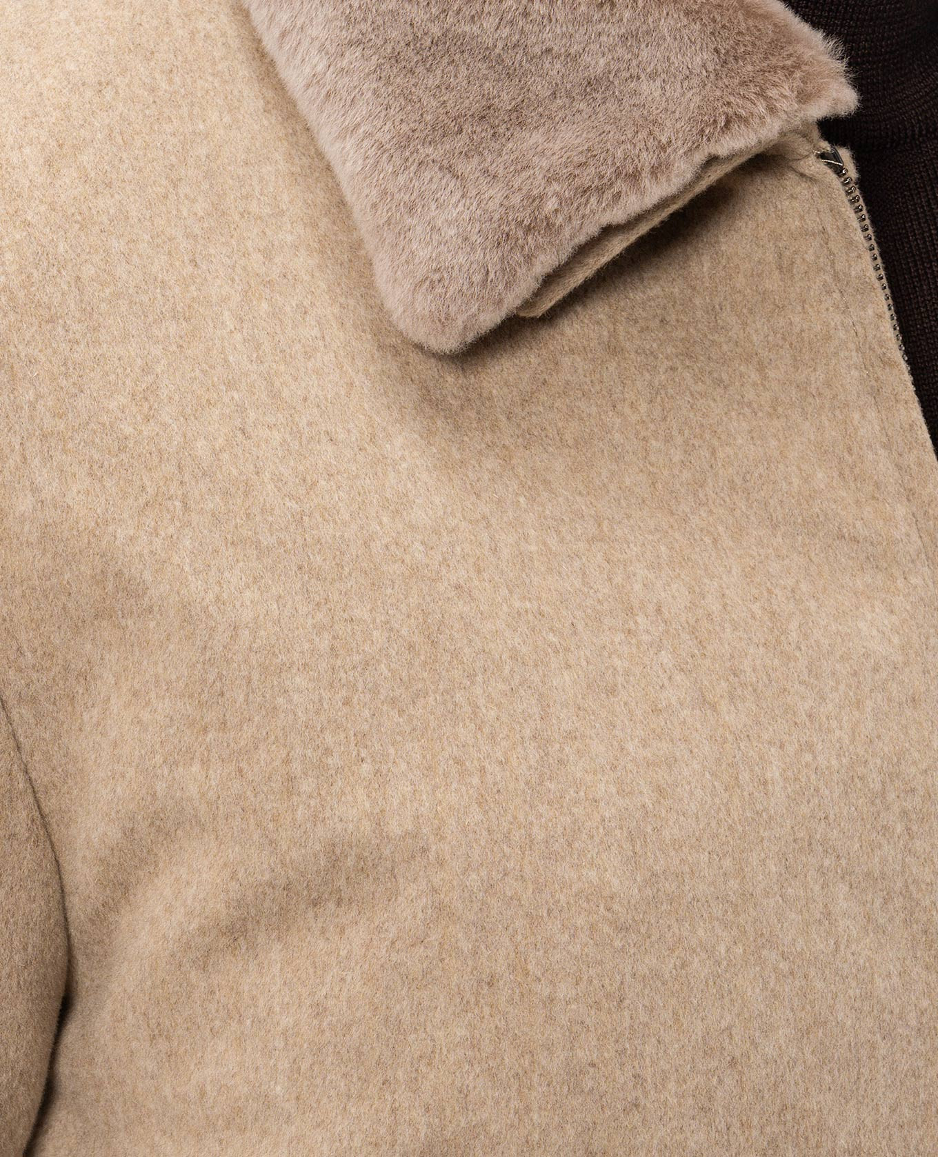 Beige wool jacket Cashmere&Whiskey 5