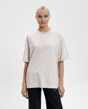 Off-White Beige Half Arrow T-shirt 2AA13FS26JER001