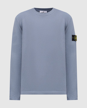 Stone Island Blue jumper with logo L1S155100023S01B2