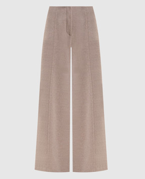 MooRER Beige TERYS wool and cashmere pants TERYSMRW