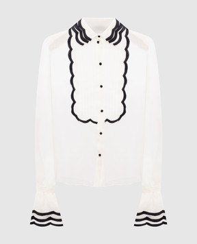 Valentino Ivory silk blouse 8B0AB8D51C8