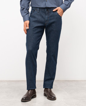 Florentino Blue jeans with logo patch 225557520705