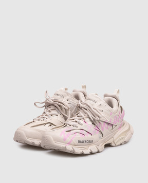 Balenciaga Beige Track Signature Sneakers 542436WTRHW