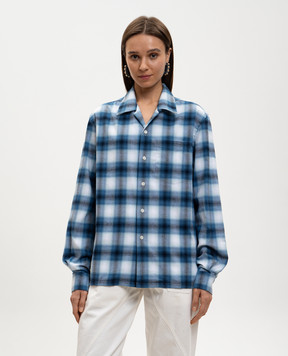 JW Anderson Blue checkered shirt SH0399PG1889
