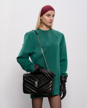 Saint Laurent Black leather bag LOULOU 803541AAE4Y
