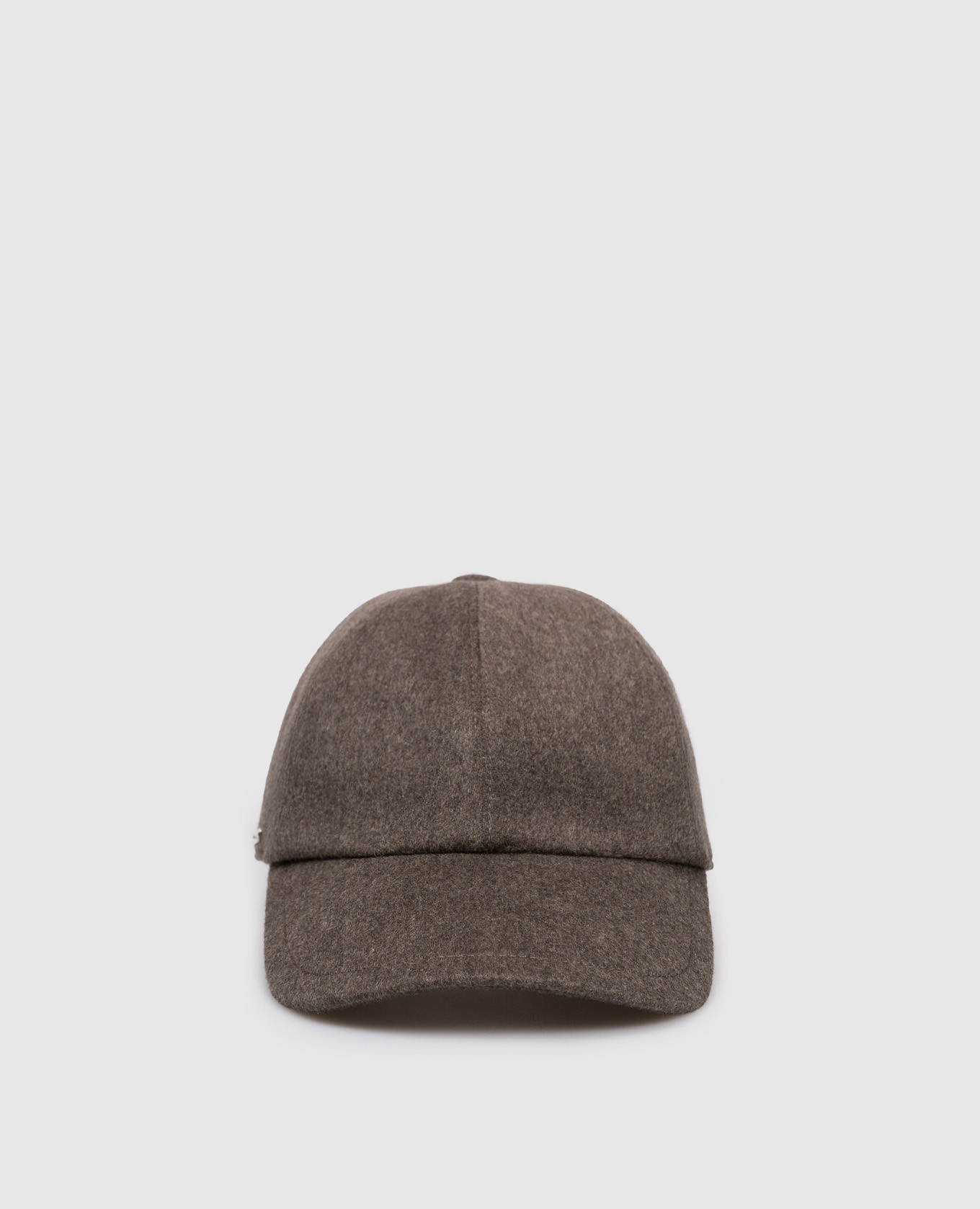 

Brown cashmere cap Enrico Mandelli