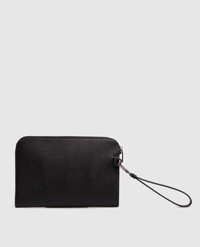 Dolce&Gabbana Black leather clutch Sicily BM2528BG662