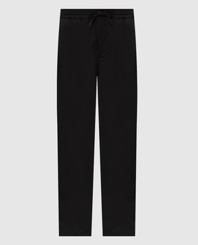 Castangia dal 1850 Black wool pants SEPANT2