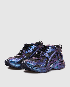 Balenciaga Blue Runner sneakers with holographic effect 772774WRNBT