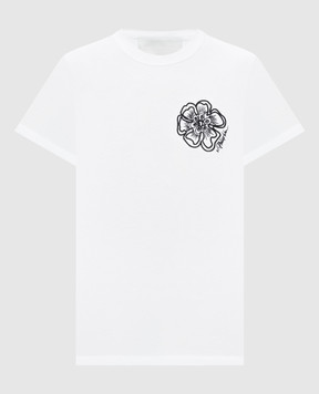 3.1 Phillip Lim White T-shirt with embroidery S26110386PJB