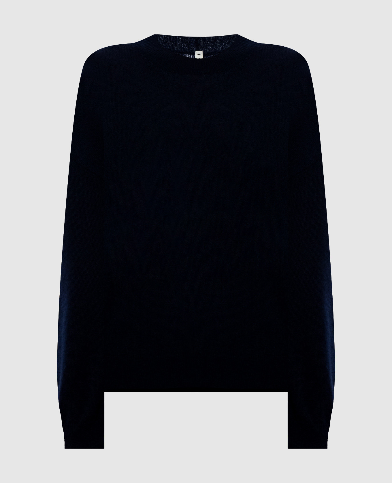 Blue cashmere and silk sweater