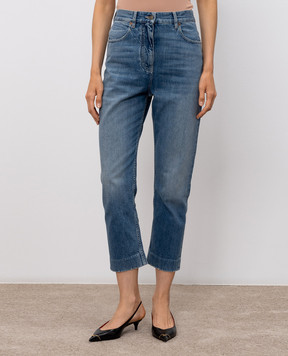 Valentino Blue jeans with a worn effect 9B3DD22NACH
