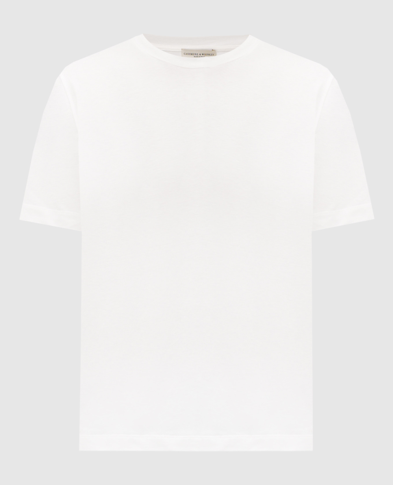 

White cotton T-shirt Cashmere&Whiskey