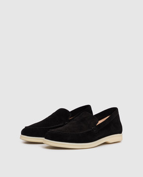 Babe Pay Pls Black suede loafers 280108ZA