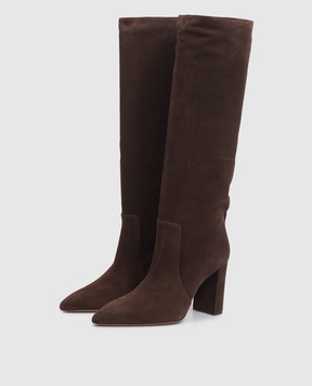 Paris Texas Brown suede boots ANJA PX2051XV003