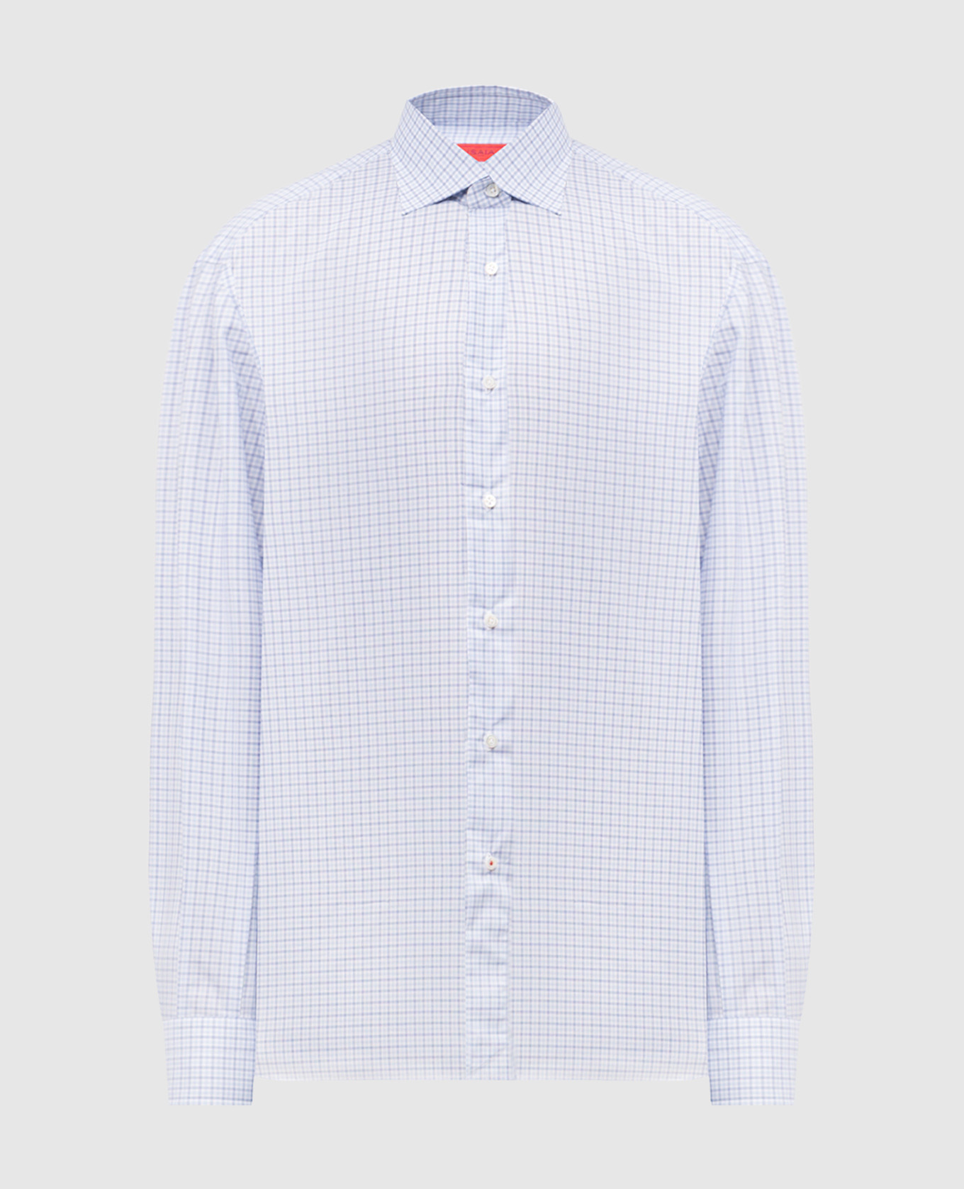 

Blue checkered shirt ISAIA