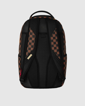 Sprayground Children's brown backpack CHESS NOT CHECKERS 910B8592NSZ