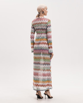 Missoni White cape with branded pattern MS26SQ0SBR014K