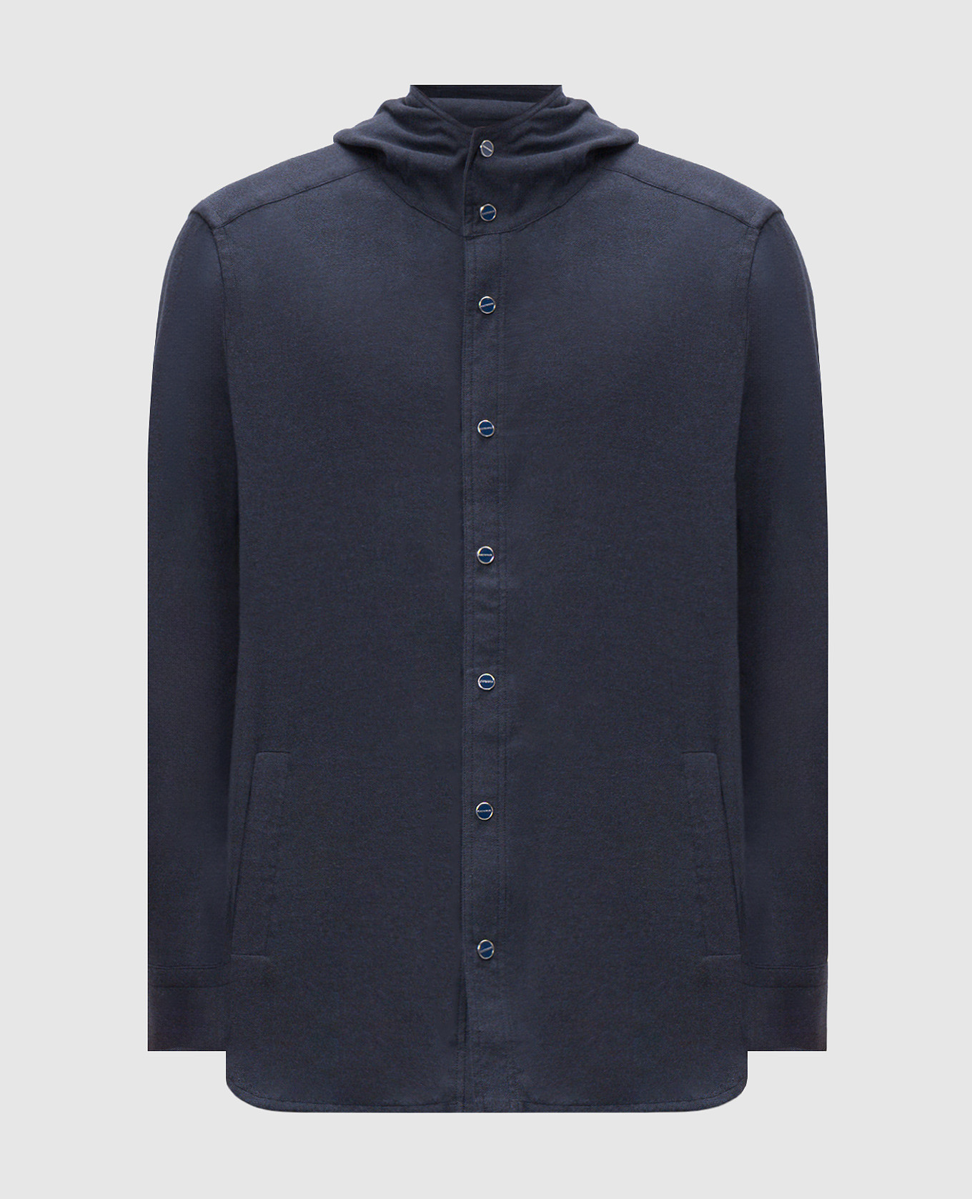 Blue shirt with a hood Castangia dal 1850