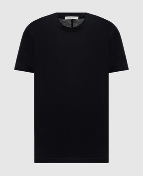The Row Serata black cashmere t-shirt 10491K705