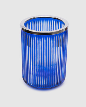 Treesseci Blue Sky Crystal Trash Can BL65ATBSL