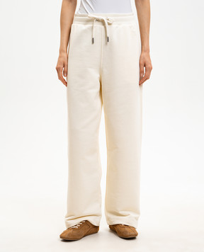 Ami Paris Ivory logo track pants UTR855747w