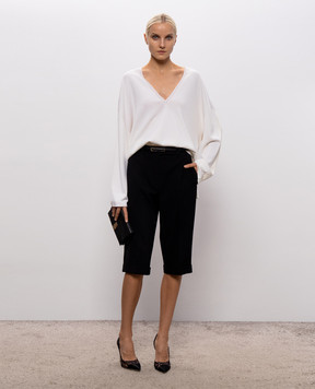 Tom Ford Ivory combination pullover MAK1477YAX1069