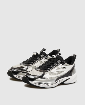 Off-White Be Right Back children's gray sneakers OF06029001