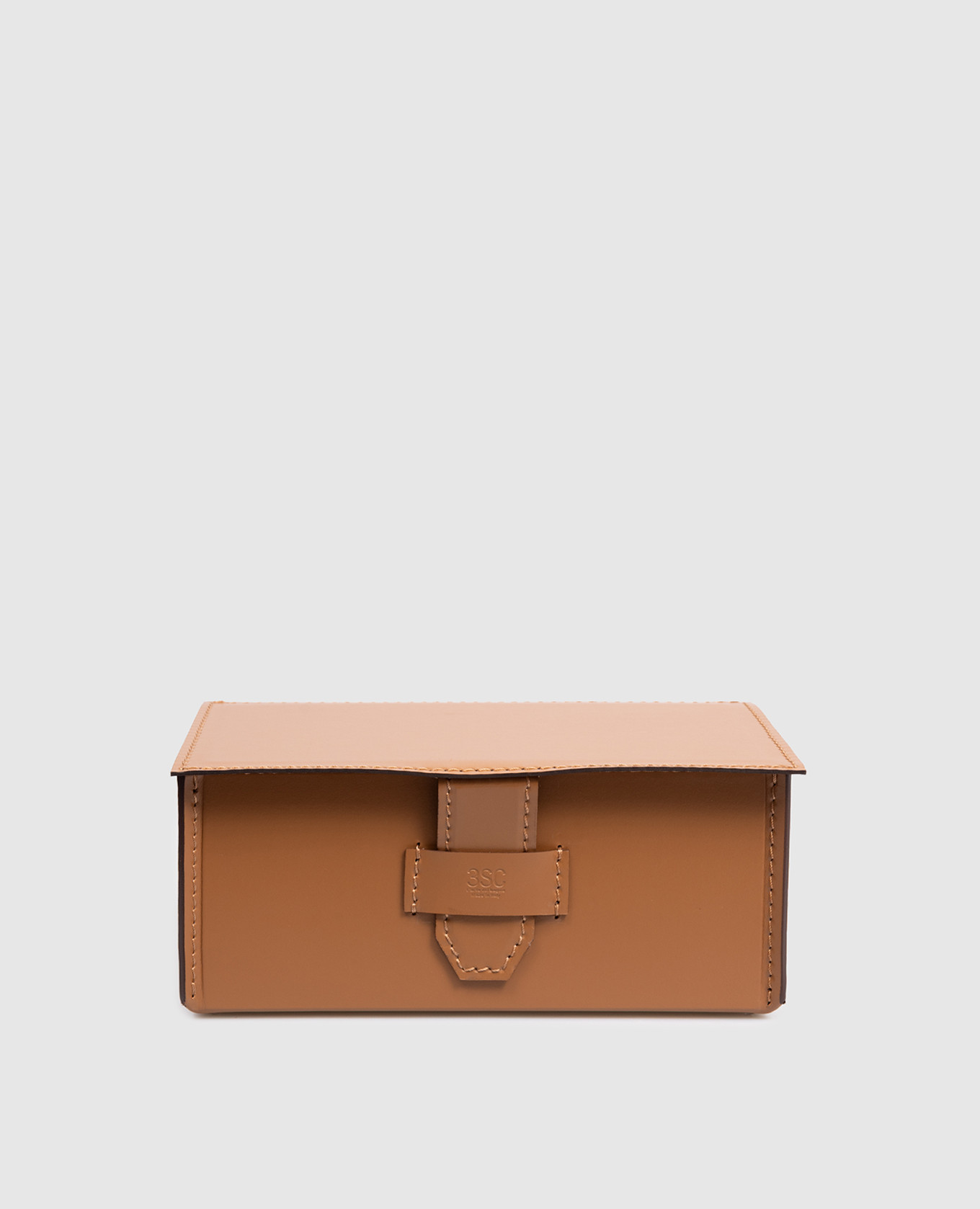 

Brown leather organizer for small items MERIDIEN Treesseci