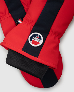 Fusalp Children's red combined ski gloves Polar I0701