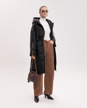 Twinset Black long jacket 262TT2020