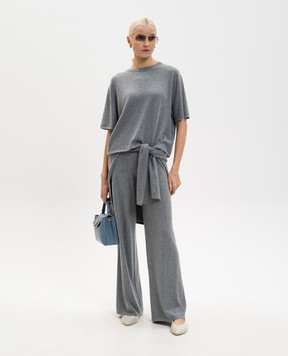 LISA YANG Aina grey cashmere pants 2025118