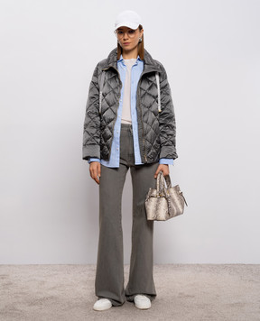 Max Mara PISOFT gray down jacket MTCPISOFT
