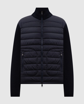 Moncler Blue wool blend jacket L20919B50700A9341