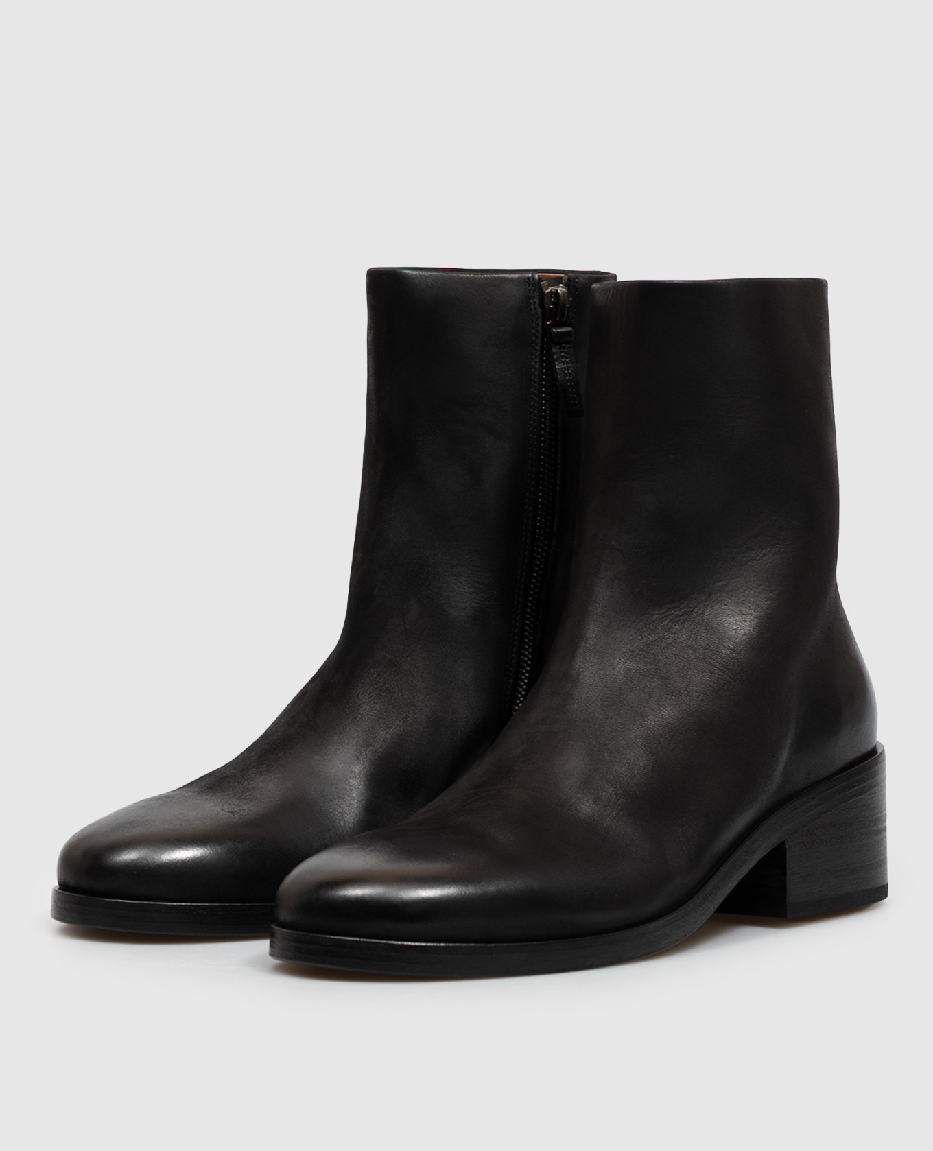 Black leather Olo boots Marsell 2