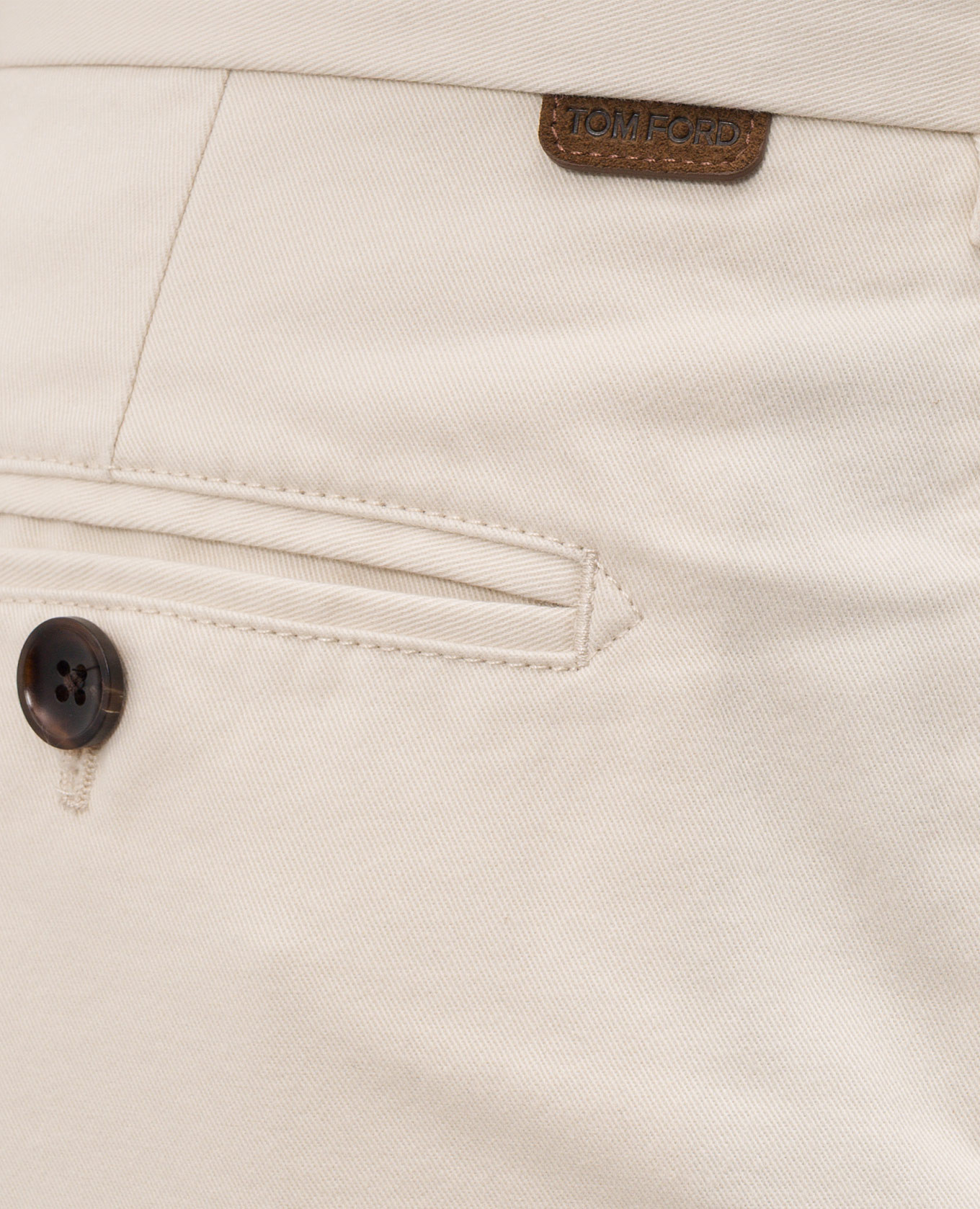 

White shorts with logo Tom Ford