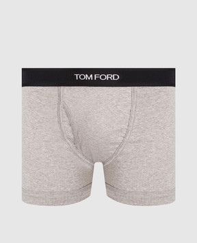 Tom Ford Grey melange boxer briefs T4LC31040