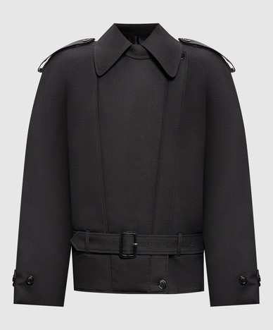 Gray wool jacket