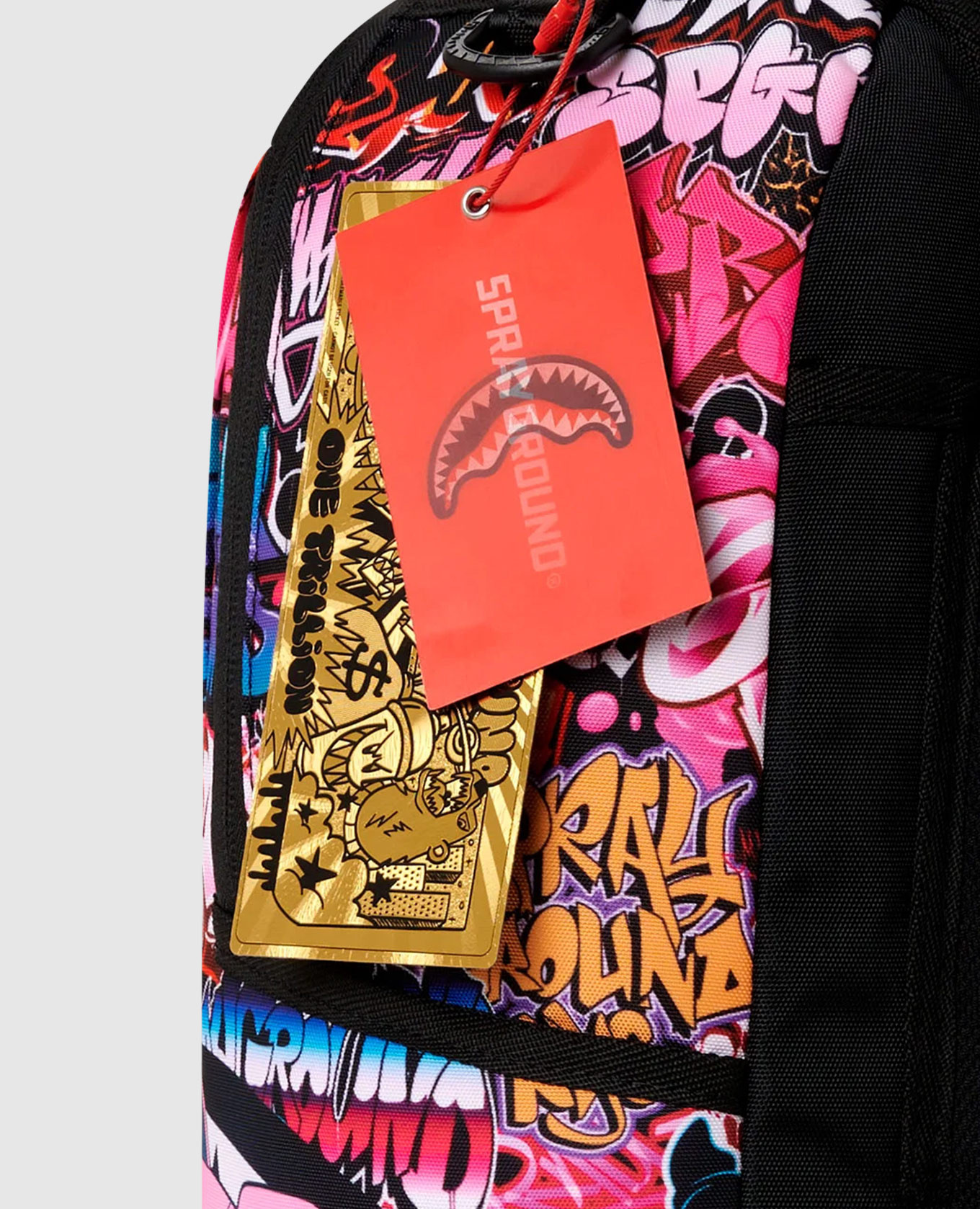 Children's pink backpack KITTY CASH - WHATEVER IT TAKES Sprayground 4
