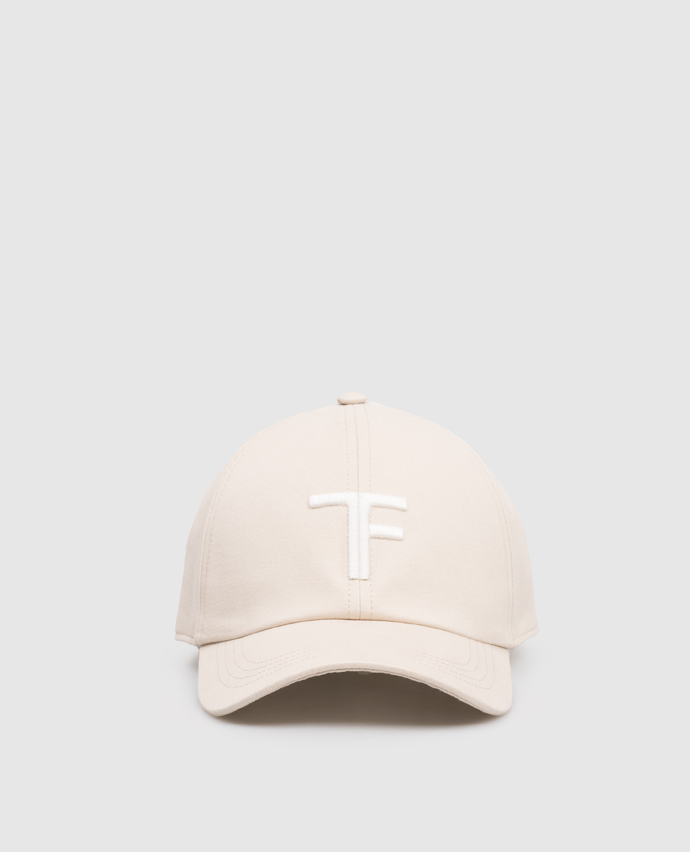 

Beige cap with monogram Tom Ford