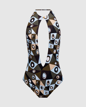 PUCCI Swimsuit with branded print 6HMC656H865