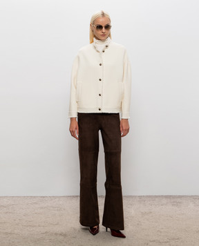 ARMA Brown suede pants Karina 002L26600402