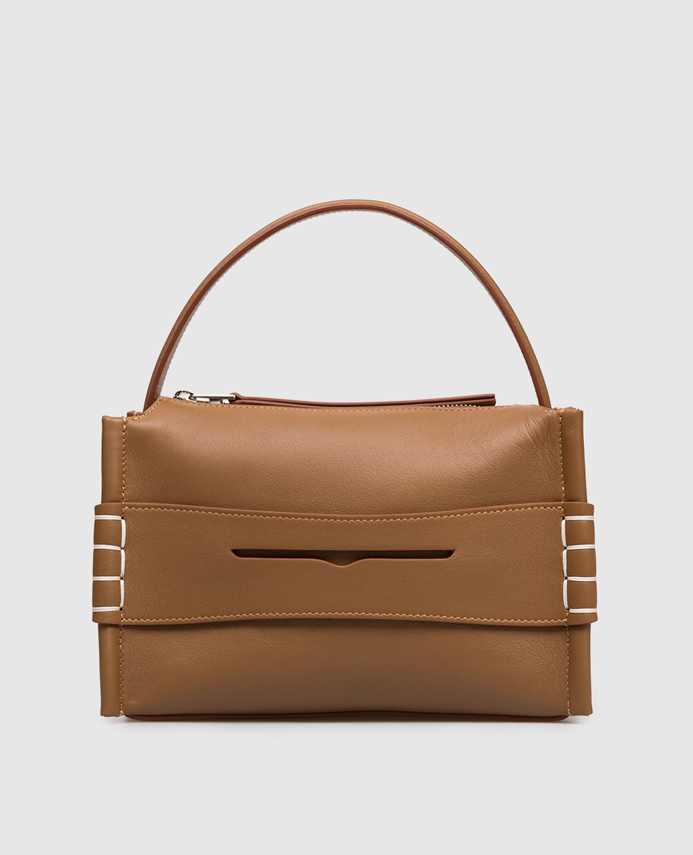 

Brown Leather Loafer Bag JW Anderson