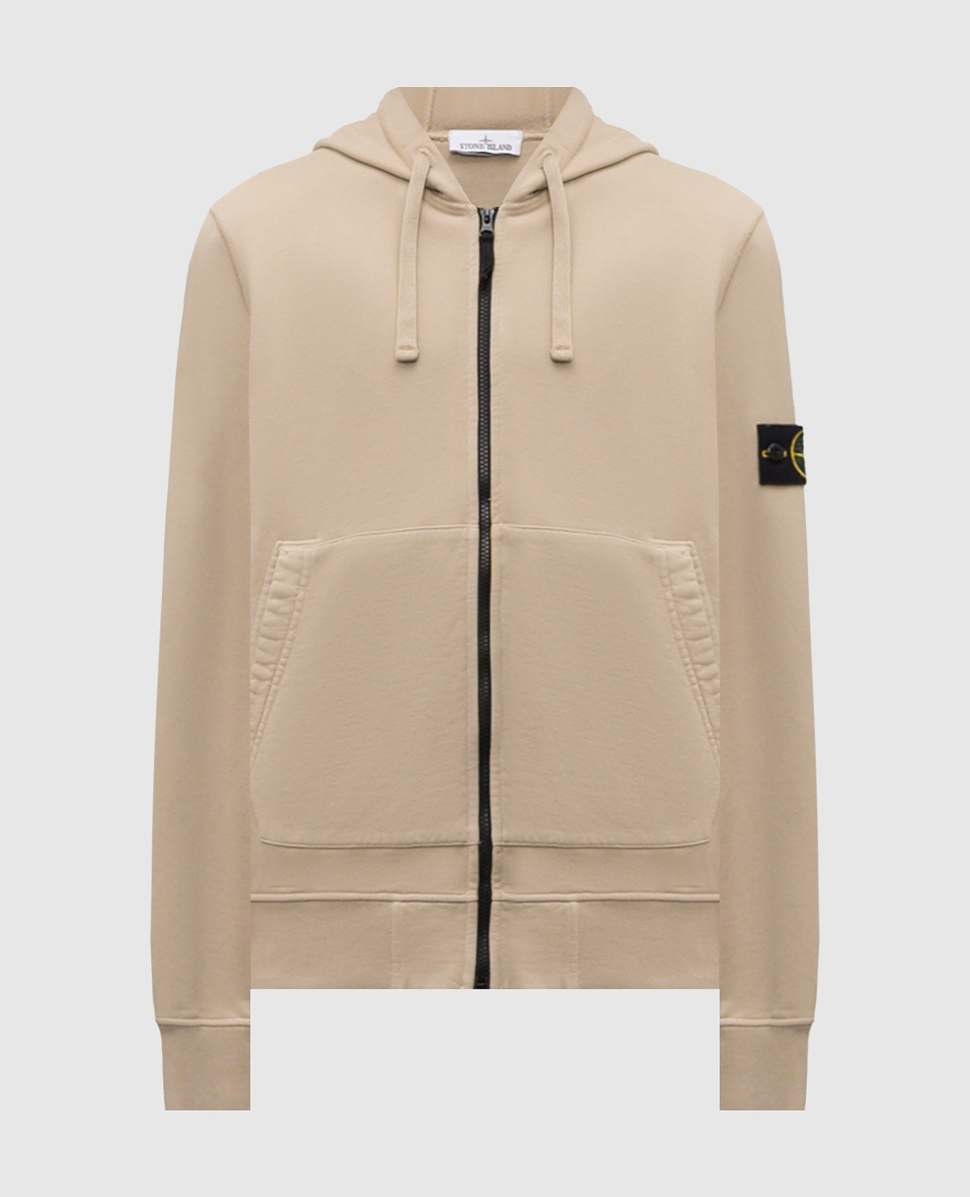 

Beige sports jacket with logo Stone Island