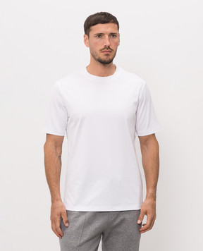 Brunello Cucinelli White straight-cut T-shirt M0B131308